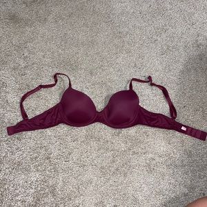 PINK Maroon Bra